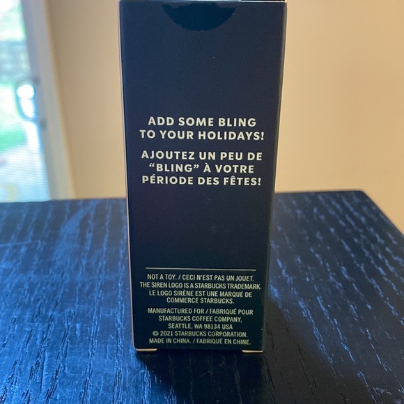 Starbucks Icy Bling cold cup ornament key chain tumbler ice White lavender - Picture 6 of 9